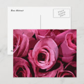 Roos Abstract Briefkaart (Voorkant / Achterkant)