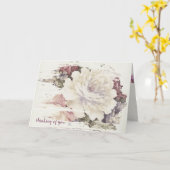 roos abstracte bedekking kaart (Gele Bloem)