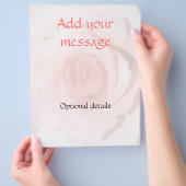 Roos Achtergrond Flyer (Hand)