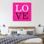 Roos Achtergrond Liefde Bruiloft Canvas Afdruk (Insitu (Slaapkamer))
