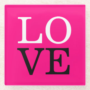 Roos achtergrond liefde bruiloft glazen onderzetter