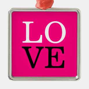 Roos Achtergrond Liefde Bruiloft Metalen Ornament