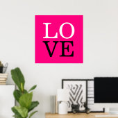 Roos Achtergrond Liefde Bruiloft Poster (Thuiskantoor)