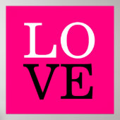 Roos achtergrond liefde bruiloft poster (Voorkant)