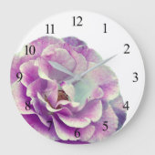 Roos Acrylwandklok Grote Klok (Voorkant)