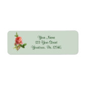  Roos Adres Etiket (Voorkant)