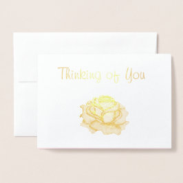 Roos Afbeelding Folie Kaarten