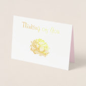 Roos Afbeelding Folie Kaarten (Voorkant)