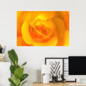 Roos afdrukken in kartelvorm poster (Thuiskantoor)