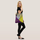 Roos afdrukken tote bag (Op model)