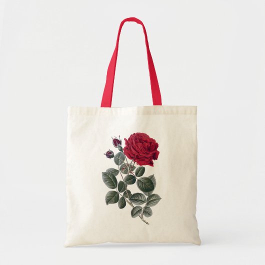 Roos afdrukTas Tote Bag (Voorkant)
