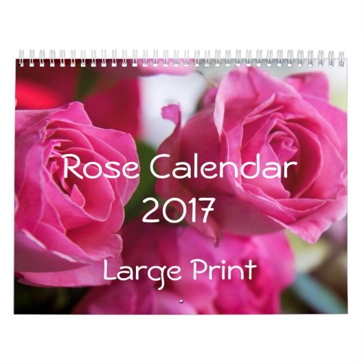 Roos Agenda 2017 - Grote afdrukken Kalender (Hoes)