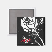 "Roos Alba" Dirty Dishwasher Status Magnet (Voorkant / Achterkant)