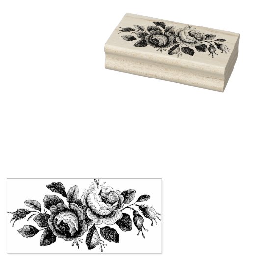  Roos Antiek Rubberstempel (Gestempeld)