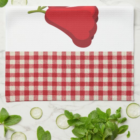 Roos Apple Kitchen Towel Theedoek (Gevouwen)