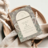  Roos Arch Art Nouveau bruiloft Kaart