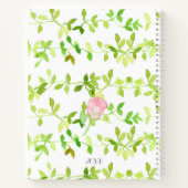 Roos aromatherapie receptenboek etherische oliën notitieboek (Achterkant)