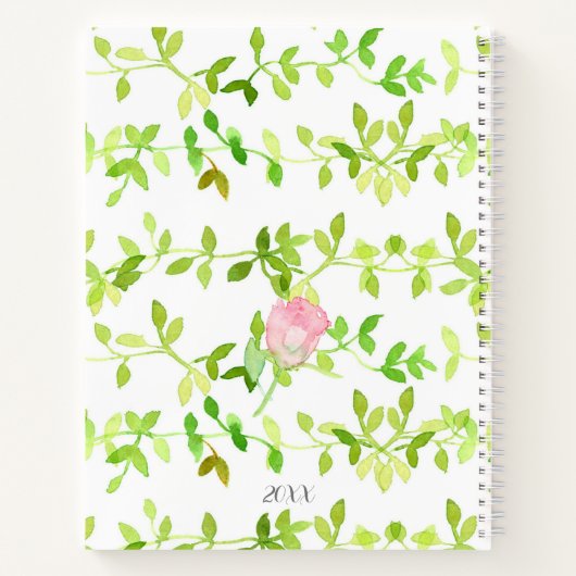 Roos aromatherapie receptenboek etherische oliën notitieboek (Achterkant)