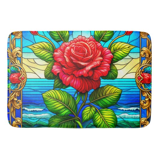 Roos Art. Badmat (Voorkant)