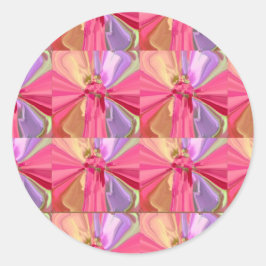 Roos Art Celebration Serie 2012 Ronde Sticker