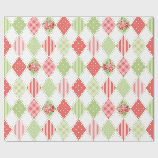 Roos Art Kitchen Cadeaupapier (Vlak)