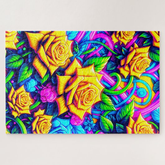 Roos Art. Legpuzzel (Horizontaal)