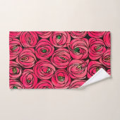 Roos Art Nouveau Rennie Macintosh Graphic Bad Handdoek (Handdoek)