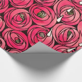 Roos Art Nouveau Rennie Macintosh Graphic Cadeaupapier (Hoek)