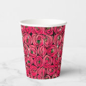 Roos Art Nouveau Rennie Macintosh Graphic Papieren Bekers (Rechts)
