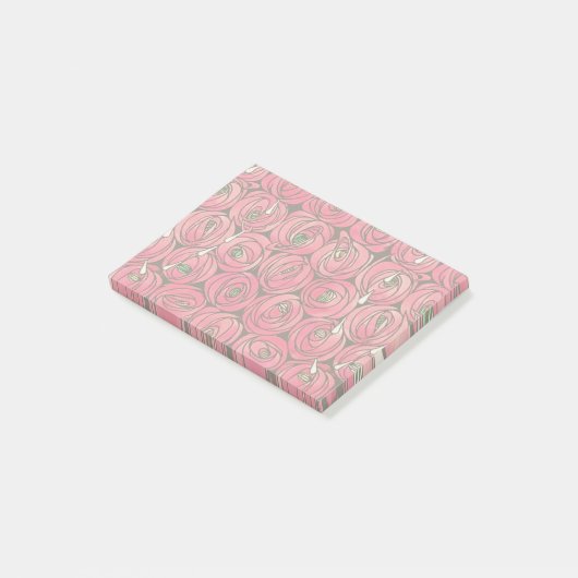 Roos Art Nouveau Rennie Macintosh Graphic Post-it® Notes (Schuin)