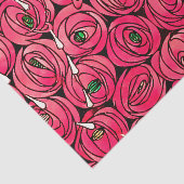 Roos Art Nouveau Rennie Macintosh Graphic Tissuepapier (Detail)