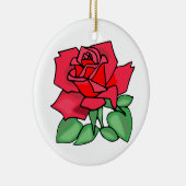 Roos Art Ornament Keepomwille Decoration Ornament (Rechts)