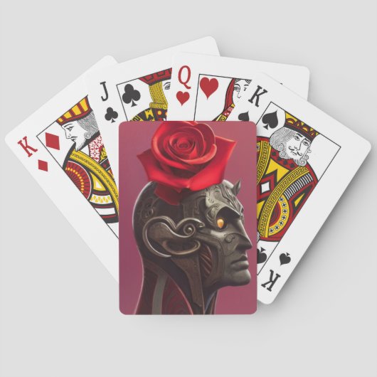 Roos Art. Pokerkaarten (Achterkant)