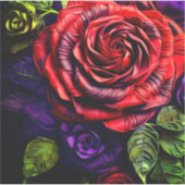 Roos Art. Sticker (Voorkant)