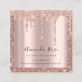 Roos Artist Event Planner Lashes  maken Afsprakenkaartje