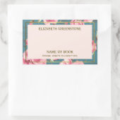 Roos Auteur Handtekening Boekplaat Rechthoekige Sticker (Tas)