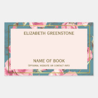 Roos Auteur Handtekening Boekplaat