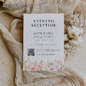Roos Avondreceptie met QR code rsvp Kaart
