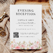 Roos Avondreceptie met QR code rsvp Kaart