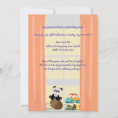 Roos Baby Beer verjaardag Kaart (Achterkant)