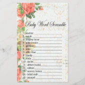 roos Baby word scramble game (Voorkant)