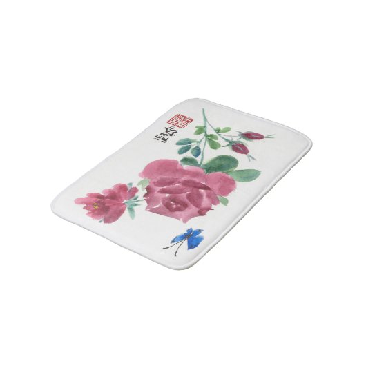 Roos Badmat (Gekanteld)