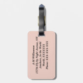 ROOS BAGAGELABEL (Achterkant verticaal)