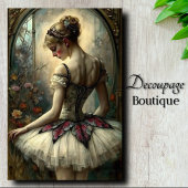  Roos Ballerina Art Decoupage Tissuepapier