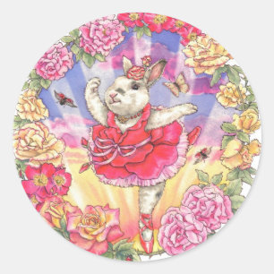 Roos Ballerina Bunny Stickers