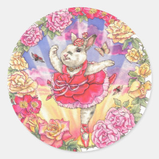 Roos Ballerina Bunny Stickers