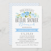 Roos Banner Brunch Vrijgezellenfeest Blue Kaart (Voorkant / Achterkant)