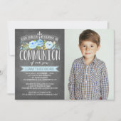 Roos Banner Chalkboard | Uitnodiging van de Gemeen (Voorkant)