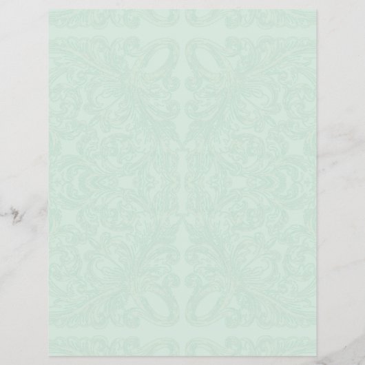 Roos Barok Elegante Bedankbriefjes Flyer (Achterkant)