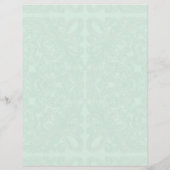 Roos Barok Elegante Bedankbriefkaarten Flyer (Achterkant)